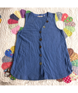SOFT SURROUNDINGS Boho Sleeveless Cotton Tank Top Pink Delia Tunic blue ... - €17,17 EUR