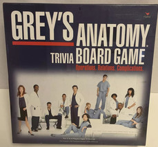 Grey&#39;s Anatomy Trivia Board Game - Cardinal Industries 2007 - £22.22 GBP