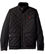 U.S. Polo Assn. Men&#39;s Diamond Quilted Jacket Zipper closure - Choose SZ/... - £79.92 GBP