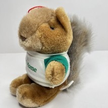 Squirrel Plush Brown Sitting Stuffed Animal ASI Toy Forest Home T-Shirt 6&quot; - £7.44 GBP
