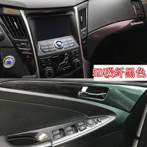 Car Inner Panel Dashd Gear Shift Full Stickers Cover Trim Decal For Sonata 2011- - £89.80 GBP