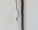 Antique Arabic Branch Cane with Quartz Pommel, Leather Wrapped, Engraved... - $346.50