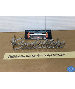 OEM 68 Cadillac Deville FRONT GRILL SCRIPT EMBLEM BADGE #1490224 *SHOW Q... - $171.67 CAD