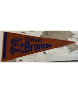 Vintage 1970&#39;s NFL Denver Broncos Mini Felt Pennant - $13.10