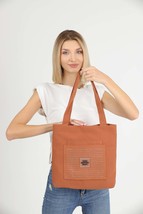 Stone Tile U22 3-Compartment Handle Bag 35x35 Cm - $167.75 MXN