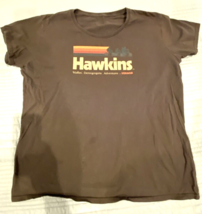 Stranger Things  Hawkins, Indiana T-Shirt - Large, Preowned, 100% Cotton - £8.18 GBP