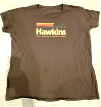 Stranger Things  Hawkins, Indiana T-Shirt - Large, Preowned, 100% Cotton - £7.76 GBP