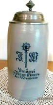 Augustiner Brau Munich Oktoberfest 2019 lidded 1L Masskrug German Beer S... - $99.50