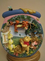 TIGGER&#39;S TANGLE 3-D Collector Plate POOH&#39;S HUNNYPOT ADVENTURES #6 WINNIE... - £35.35 GBP