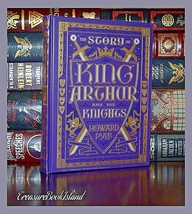 NEW Story of King Arthur &amp; His Knights by Pyle Sealed Leather Bound Collectible - £18.84 GBP