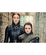 LAST GAME OF THRONES SANSA STARK/ARYA STARK HEAD SHOT GOT PUBLICITY PHOT... - $159.83 MXN