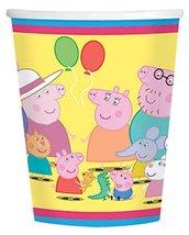 Amscan Cups | Peppa Pig Collection | 8 pcs | Party Accessory - £1.17 GBP