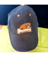 Oregon State Beavers Baseball Hat Black Adjustable Hook &amp; Loop Signature... - £6.97 GBP