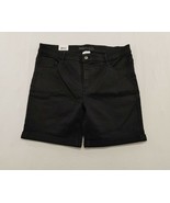 Parasuco Jeans Women&#39;s Black Bermuda Shorts Size 16 Cotton Blend High Ri... - £10.97 GBP