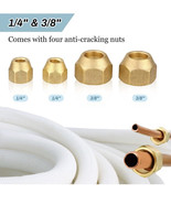 Flngr 50 Ft.Air Conditioning Copper Pipe Extension, 1/4&quot; 1/2&quot; 3/8&quot; - £91.50 GBP
