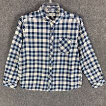 Billabong Flannel Shirt Boys XL Button Up Cotton Blend Extra Large - $219.15 MXN