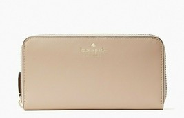 New Kate Spade Brynn Large Continental Wallet Saffiano Warm Beige - £58.21 GBP