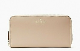 New Kate Spade Brynn Large Continental Wallet Saffiano Warm Beige - $75.91