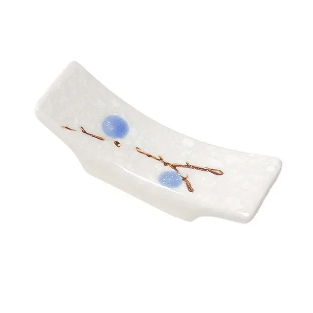 1/4/10Pc Japanese Plum Blossom Ceramic Chopstick Holder Creative Kitchen... - $4.04