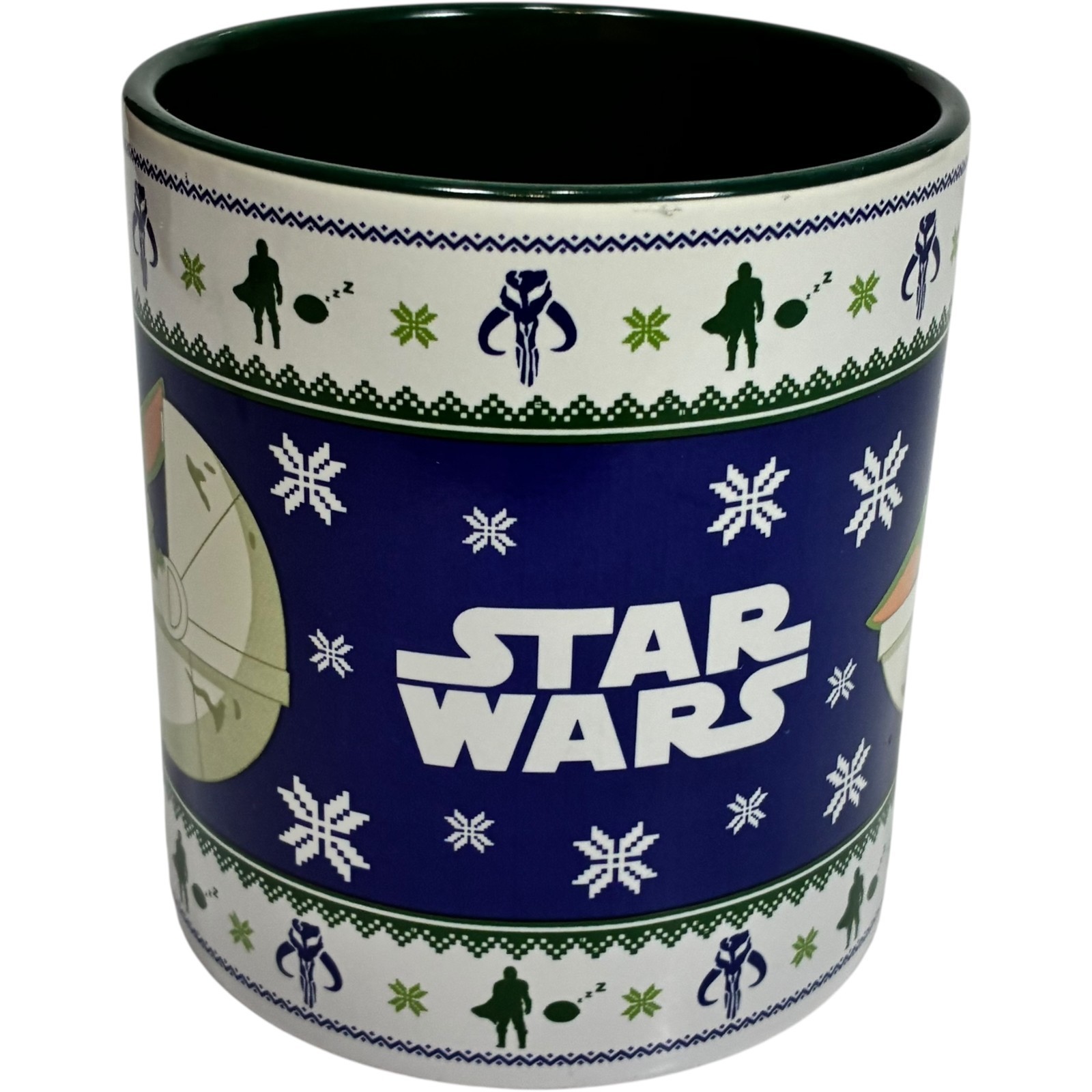 Star Wars Grogu Baby Yoda Christmas Sweater Large Ceramic Coffee Mug Cup 20 Oz Item image 2