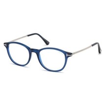 TOM FORD FT5553-B 090 Shiny Transparent Blue/Shiny Palladium 50mm Eyeglasses ... - £96.64 GBP