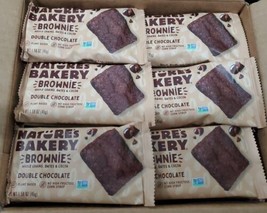 66 Packs Nature&#39;s Bakery Brownie Bar Double Chocolate Twin Pack 1.59oz - £28.13 GBP