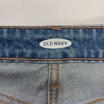 Old Navy RN#160476 Women's Blue Frayed Bottom Pockets Denim Mini Skirt Size 0 image 2