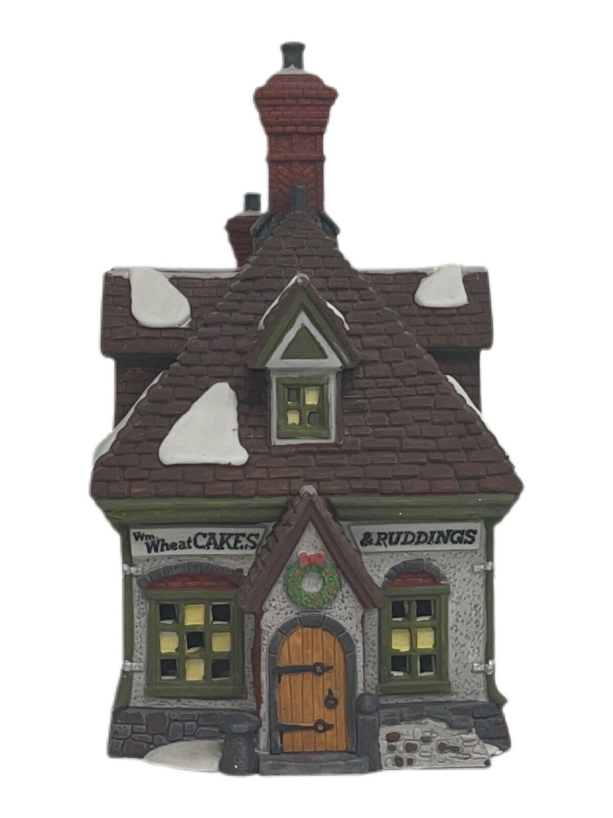 Dept 56 Dickens&#39; Village Heritage WM. WHEAT CAKES AND PUDDINGS 5808-4 NO... - $29.45