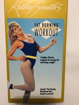 Vhs Kathy Smith&#39;s Fat Burning Workout-1988-Color Rare Collectible Vintage - £33.28 GBP