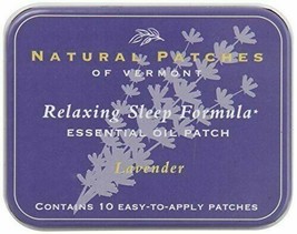 NEW Natural Patches Of Vermont Lavender Sleep Comfort Body Patches 10 Patches - £21.26 GBP