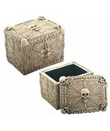 Ossuary Trinket Box Collectible Gothic Skeleton Jewelry Container - $472.95 MXN