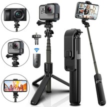 Selfie Stick Tripod Bluetooth, 32 Inch Professional High Quality All-In-... - £36.16 GBP