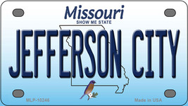 Jefferson City Missouri Novelty Mini Metal License Plate Tag - £11.94 GBP