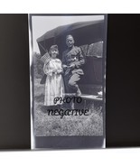 Vintage Photo Negative WWI Soldier Patriotic Couple 1920s American 48 St... - $572.56 MXN