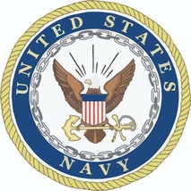 US Navy Emblem -  Military Bumper Sticker  / Decal - £2.86 GBP