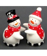 Ceramic Snowman S/P Set - £21.78 GBP
