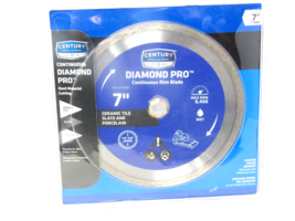 Century Diamond Pro 7” Wet Continuous Rim Blade Hard Material Ceramic tile, - $328.48 MXN