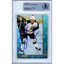 Jamie Langenbrunner Dallas Stars Auto 1996-97 SP Hockey BAS Auth Autograph Slab - £45.73 GBP