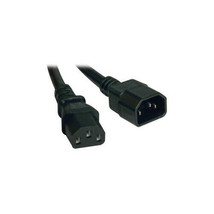 TRIPP LITE P004-003 3FT POWER EXTENSION CORD 18AWG 10A C14 TO C13 COMPUT... - £16.73 GBP