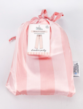 Hello Mello Beauty Sleep Satin Pink Stripe Pajama Pant L XL Slumber Part... - £12.80 GBP
