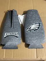 PHILADELPHIA EAGLES 2-SIDED BOTTLE COOLER/KOOZIE NEW AND OFFICIALLY LICE... - £7.73 GBP