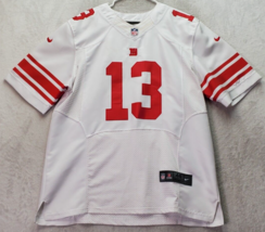 NFL New York Giants Odell Beckham Jr. Jersey Mens 48 White Red Short Sle... - £52.05 GBP