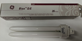 GE Biax D/E 26W CFL BULB 4Pin Compact Fluorescent Lamp Light Bulb F26DBX... - £3.50 GBP