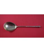 Russian Sterling Silver Preserve Spoon Twisted Dated 1896 2.37 ozt. 7 3/4&quot; - $4,531.84 MXN