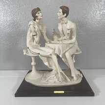 Rare Giuseppe Armani Capodimonte Figurine 437F &quot;Cocktails&quot; 1987 Signed - £395.67 GBP