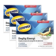 Gerimax Daily Energy - 3 boxes, 90 tablets each - £100.83 GBP