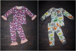 NEW Boutique Dinosaur Girls Boys Pajamas  - $8.50