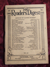 Readers Digest October 1929 Deems Taylor B. Russell Philip Gibbs Henry F Pringle - £28.89 GBP