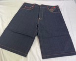 RMC by Martin Ksohoh Denim Jean Shorts Dark Wash Blue Button Fly Asian - $59.95