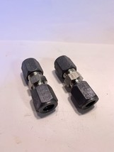 2-SSP UNILOK 3/8 X 3/8 Stainless Tube Union Single Ferrule Flareless Swa... - $549.87 MXN